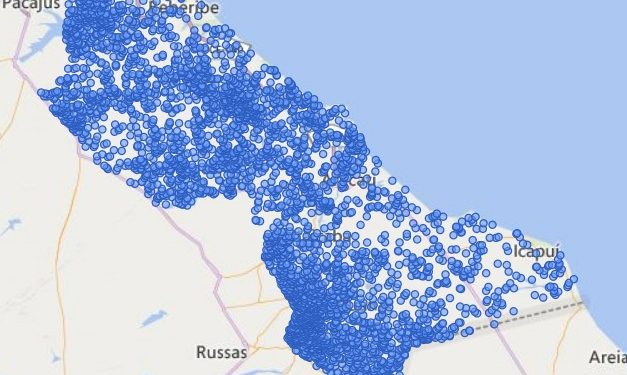 Vale do Jaguaribe e Litoral Leste registraram mais de 22 mil raios até o último dia 22