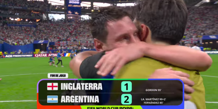 Argentina vence Inglaterra de virada e garante vaga na final da Copa do Mundo pela segunda vez consecutiva