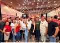 Lideranças de Fortim prestigiam convenção que oficializou candidatura de Elmano de Freitas à reeleição
