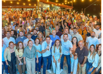 Aracati reúne mais de 500 lideranças em evento com Roberta, Guilherme e Eduardo Bismarck