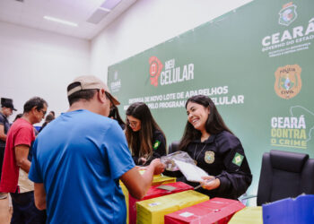 Meu Celular: 18,5 mil celulares já foram recuperados pelas Forças de Segurança do Ceará